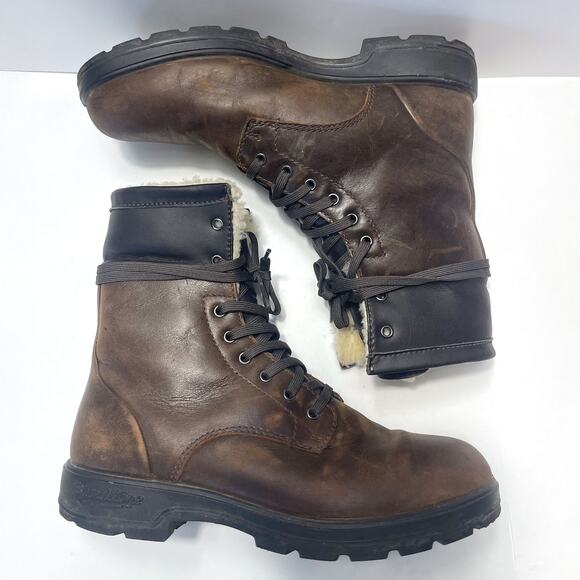 Blundstone Brown Insulated Lace-up Boots - Picture 13 of 16